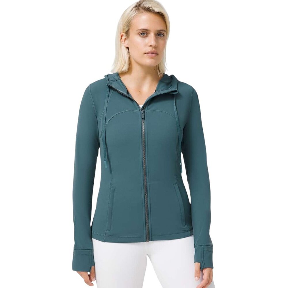 EUC Lululemon Hooded Define Jacket in Desert Teal *Nulu  - Size 4